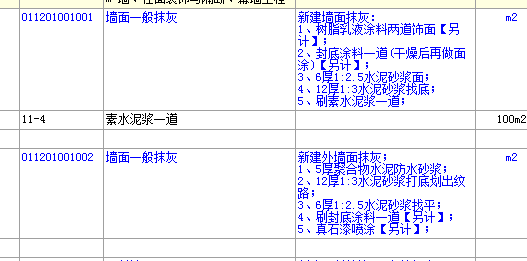 项目特征