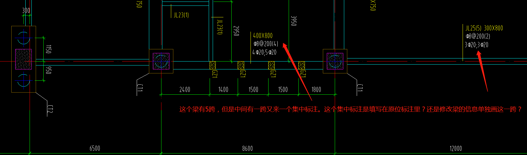 集中标注