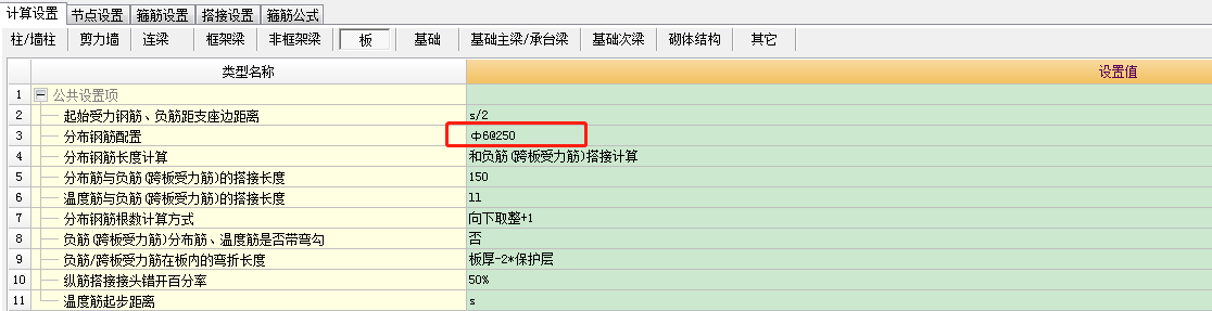 分布筋
