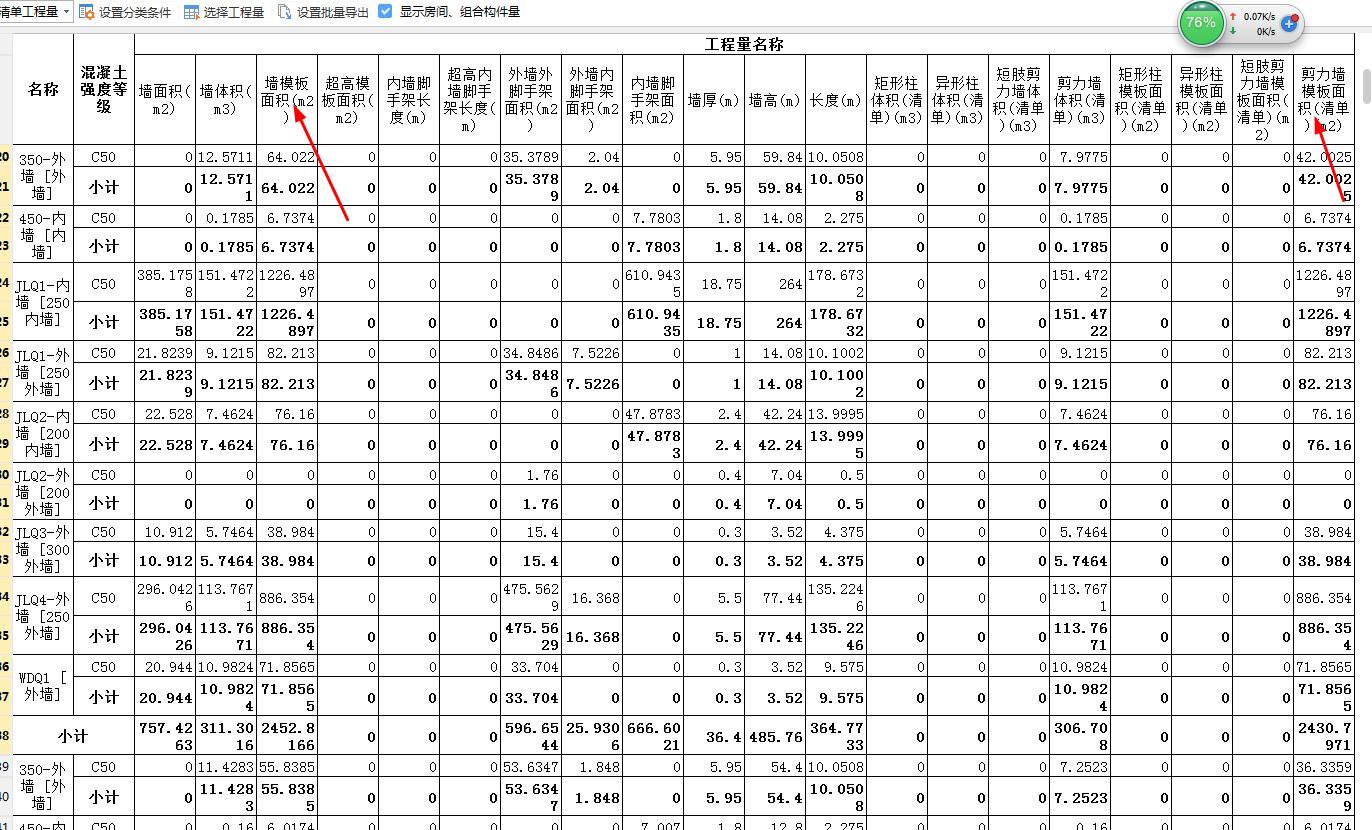 汇总表