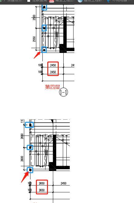 為什麼我的構造柱和上層的構造柱有架空和錯位的現象我是按照圖紙上的