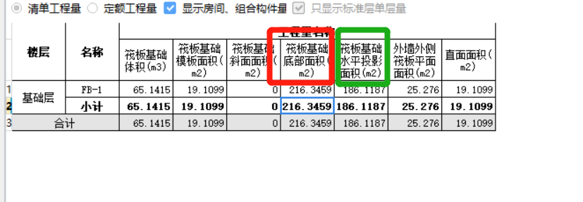 筏板底部