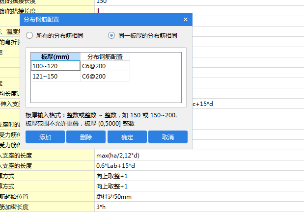 分布筋