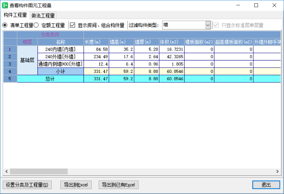 汇总表