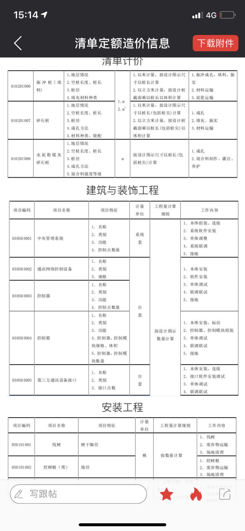 清单工程