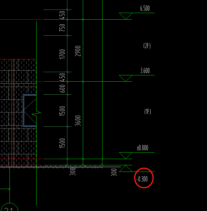 建筑图上的室外地坪标高与结构层高表的标高不一致怎么处理?