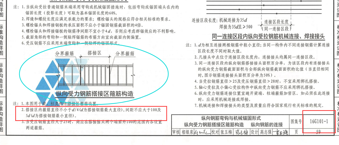 搭接范围