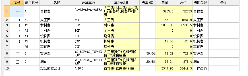 调整系数