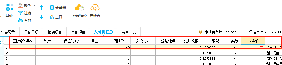 人材机