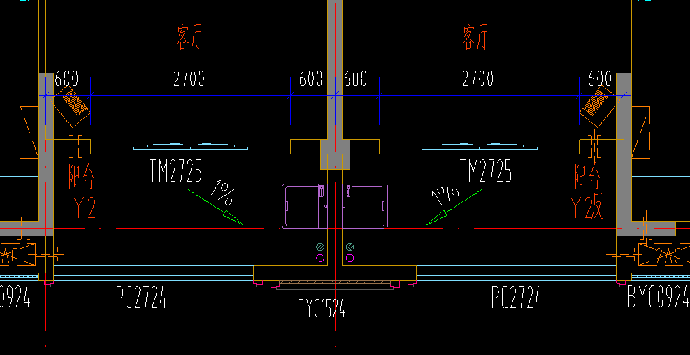 主体结构外的阳台