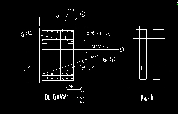 老师们怎么识别这个梁截面信息