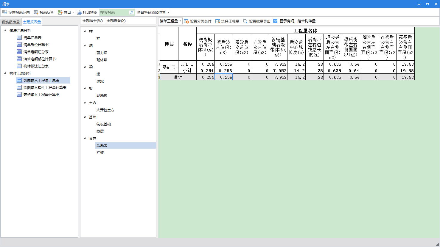 后浇带