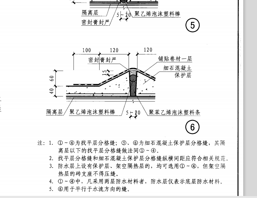 屋面分隔条做法图片