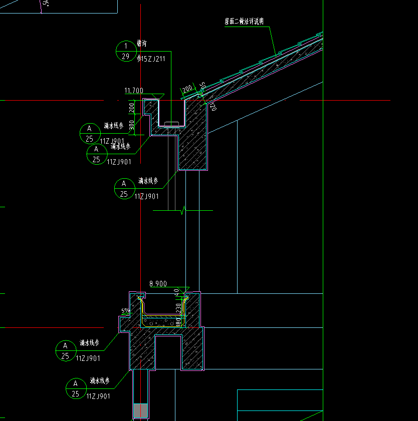 这个檐沟需要用什么构件画绘制的范围就在这个红色圈圈以内吗