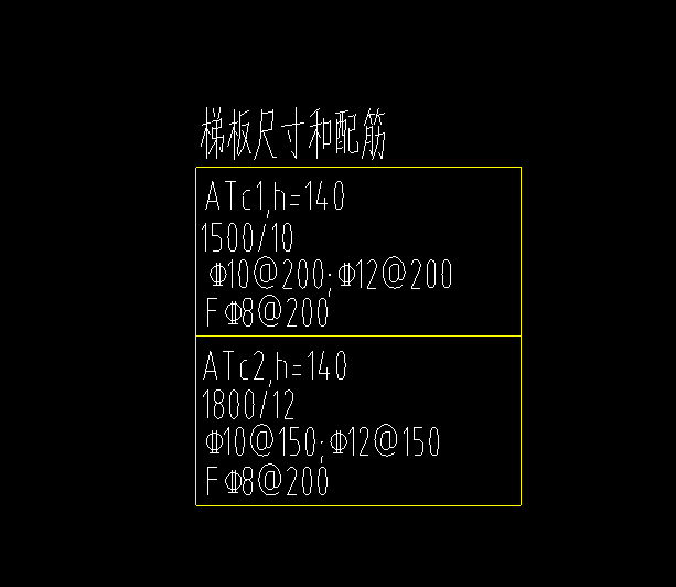 楼梯钢筋平法集中标注图片