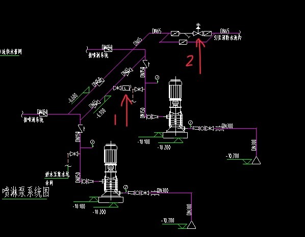 水泵房系统示意图图片