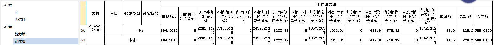 工程量