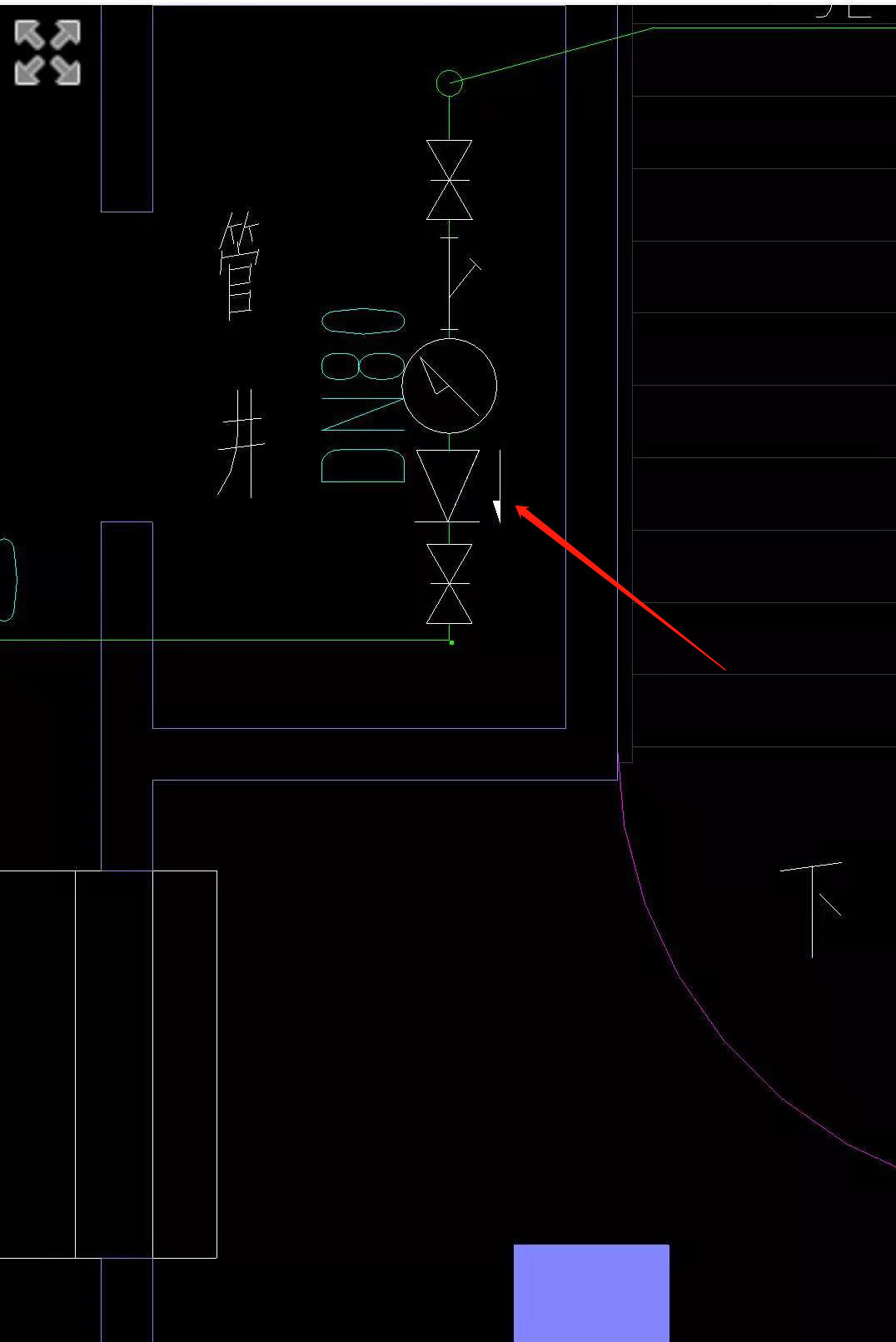 水表和阀门之间的这个是什么图例呢?