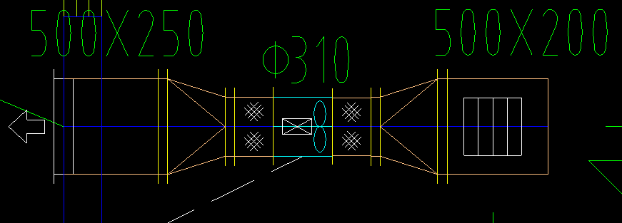 请问如何在gqi中绘制一段圆形风管我想生成一段天圆地方该怎么做呢