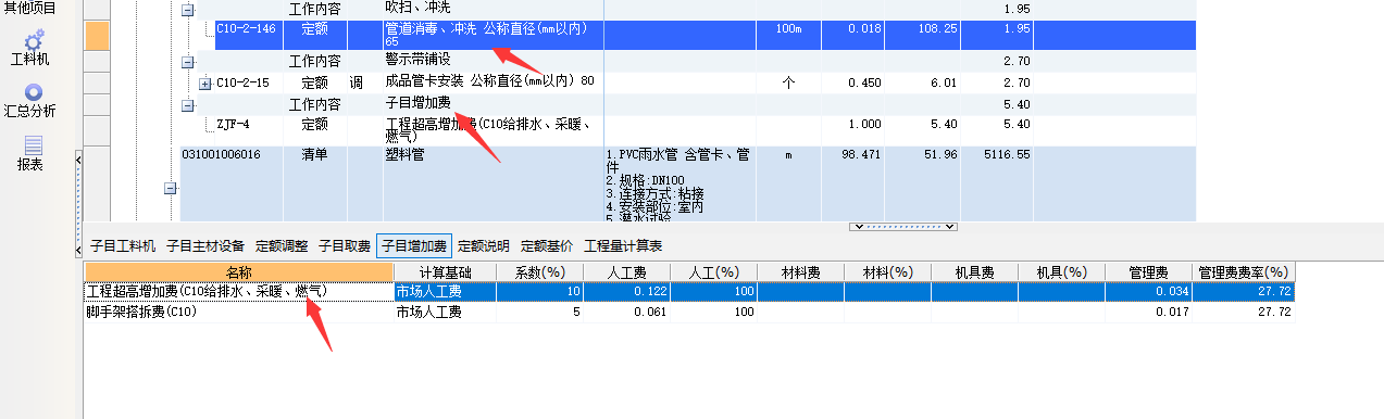 超高增加费