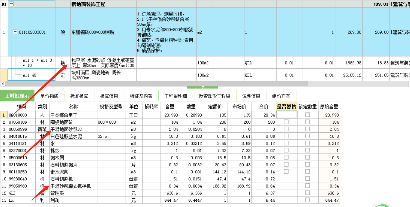 块料