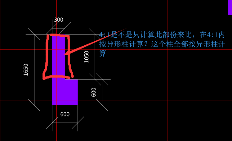 异形柱肢高图片