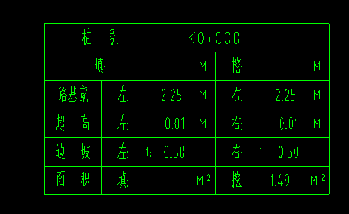 纵断面