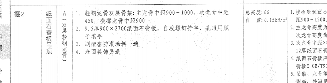 天棚