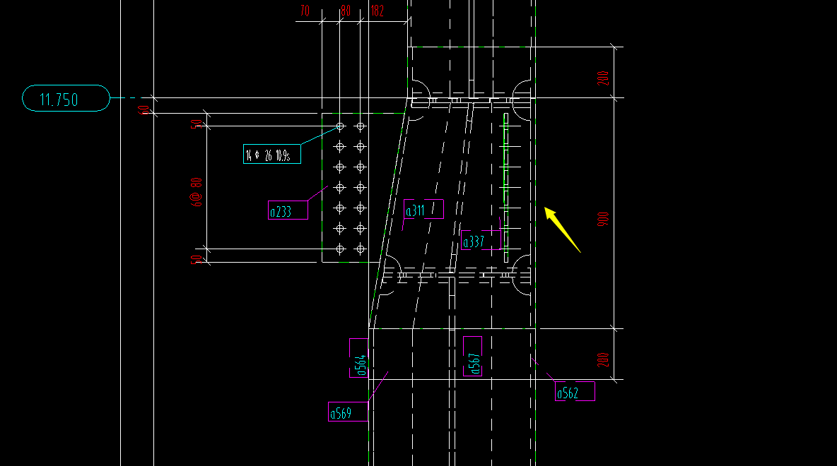 软件里的楔形钢柱是对称的,我的这个图所需的不是对称的,如何处理