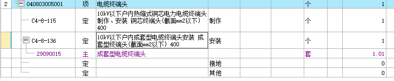 终端头