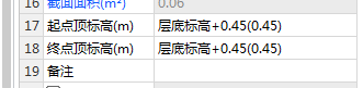 终点顶标高