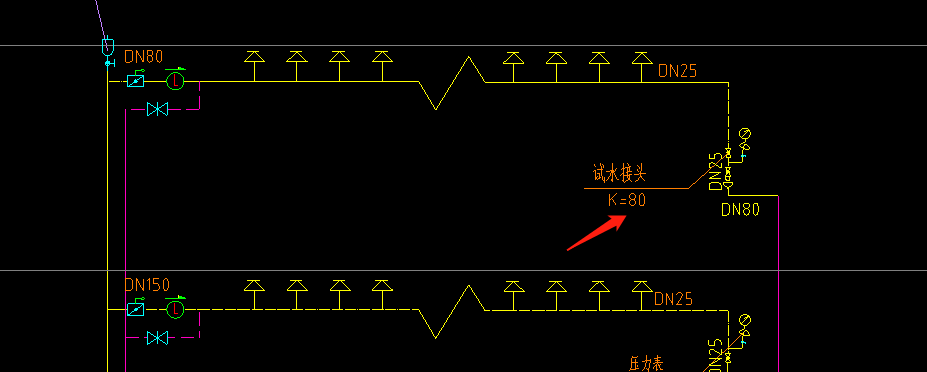 请问试水接头下的k80是什么意思