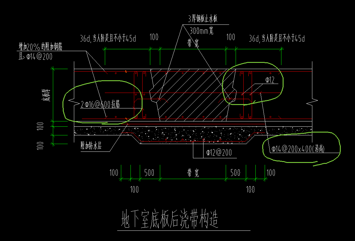 后浇带