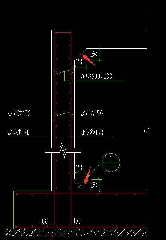 图中剪力墙加腋部分怎么绘制请知道一下