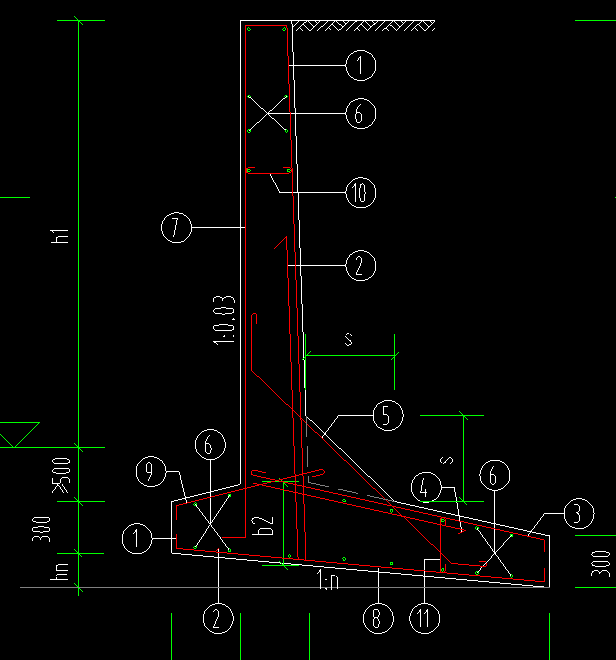 請教擋土牆的鋼筋計算問題