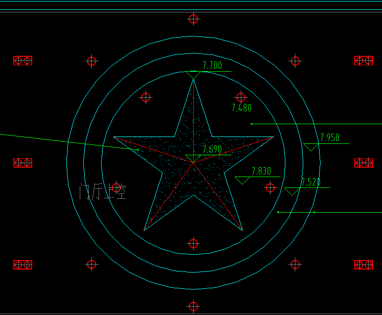 吊顶五角星如何手算
