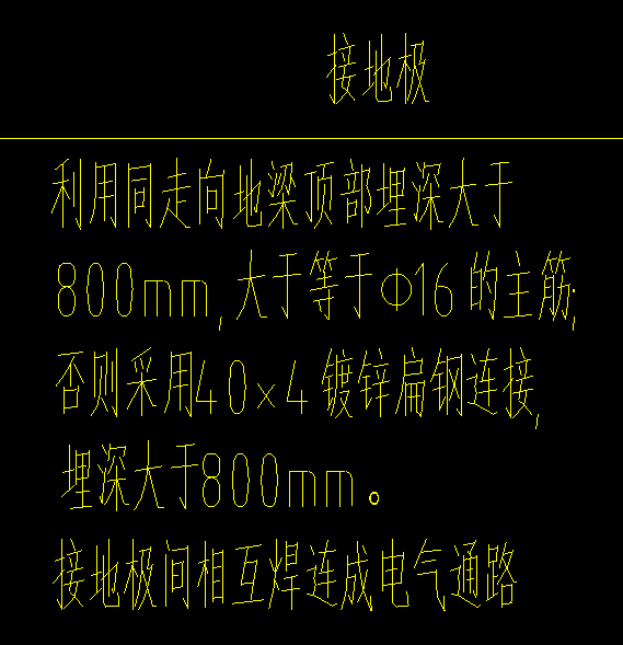 图中的说明是什么意思,这个接地极是埋在哪里,要不要计算?