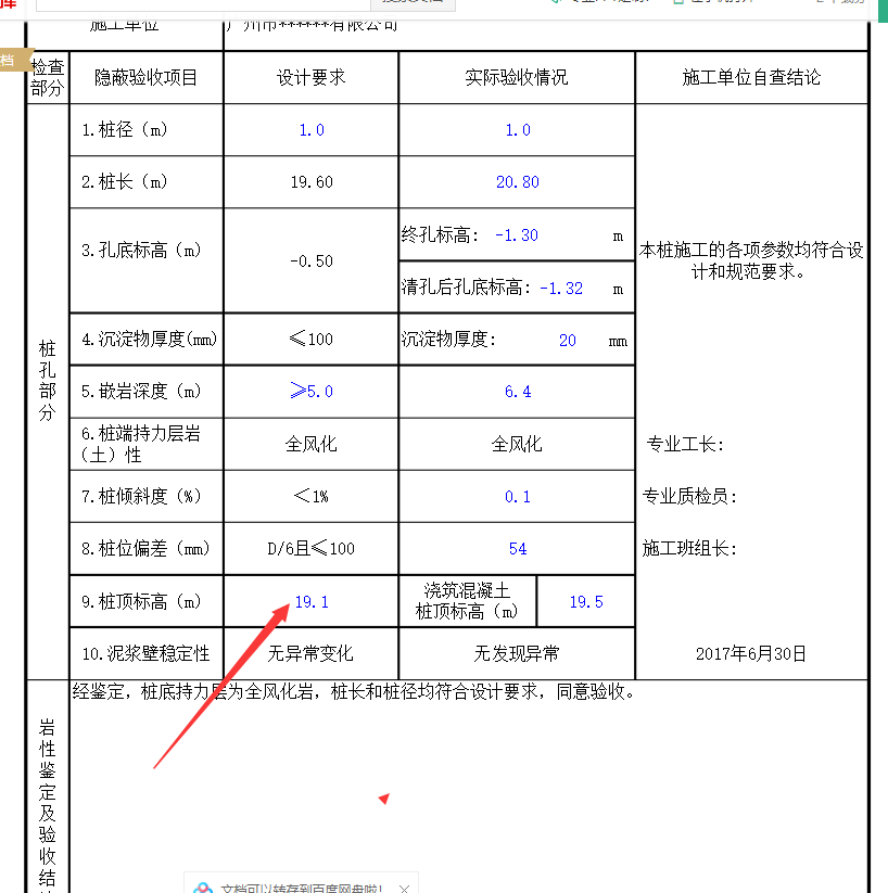 孔口标高