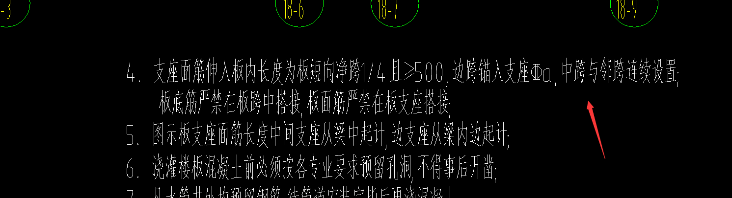支座负筋