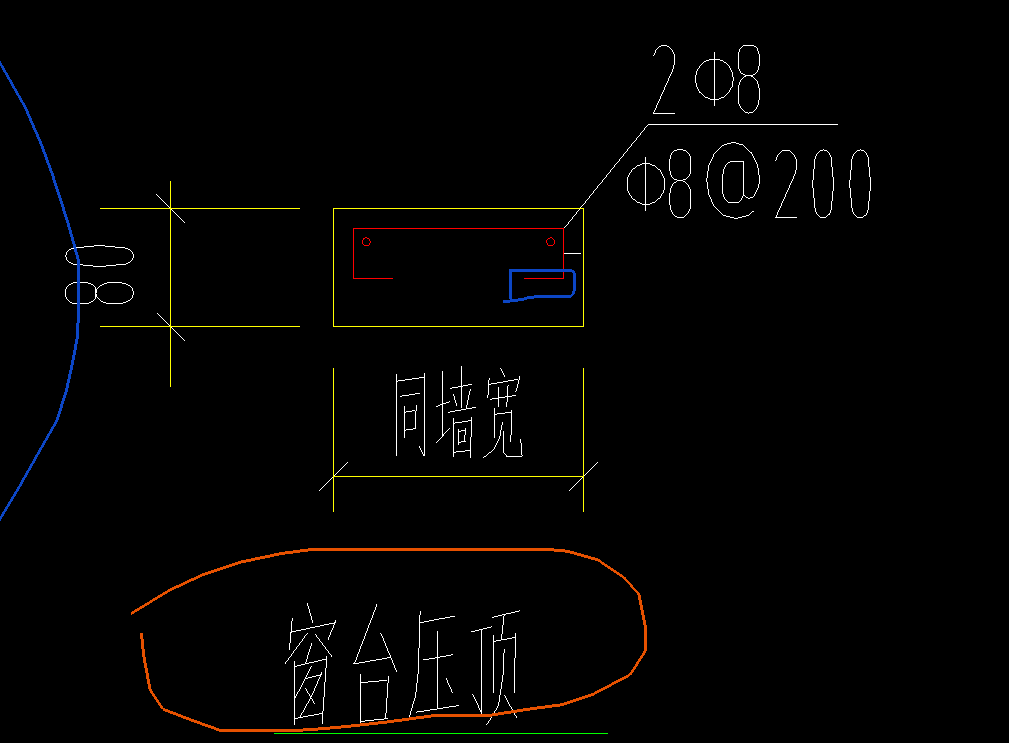 蓝色线