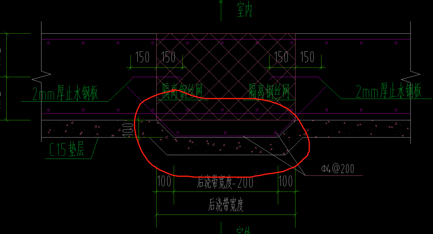 后浇带