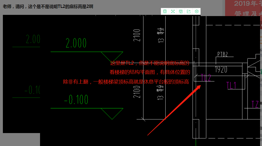 底标高