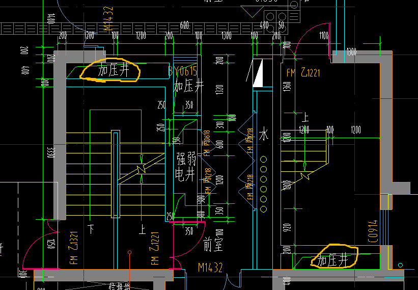 请问水电管井包括加压井吗水电管井是有地面做法的但是在图纸中显示是