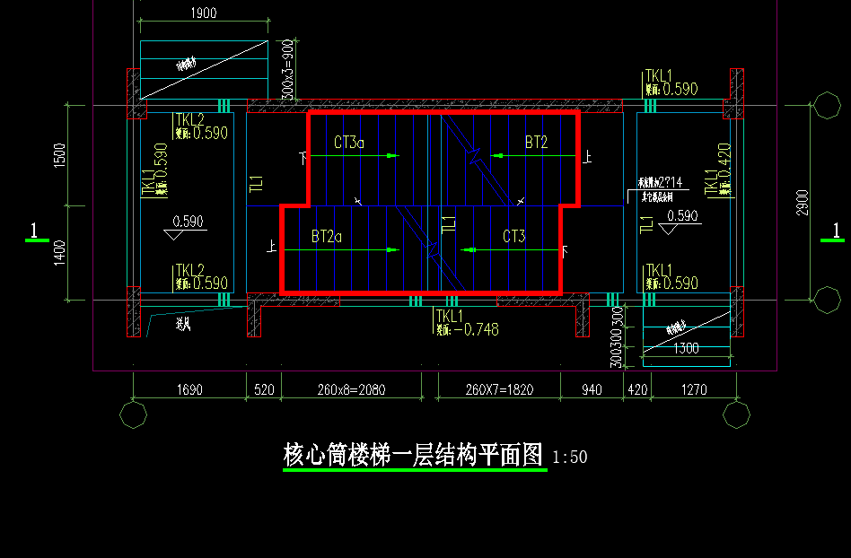 一层楼梯