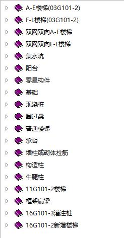 单构件