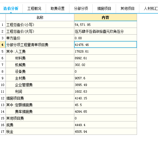 安全文明施工费