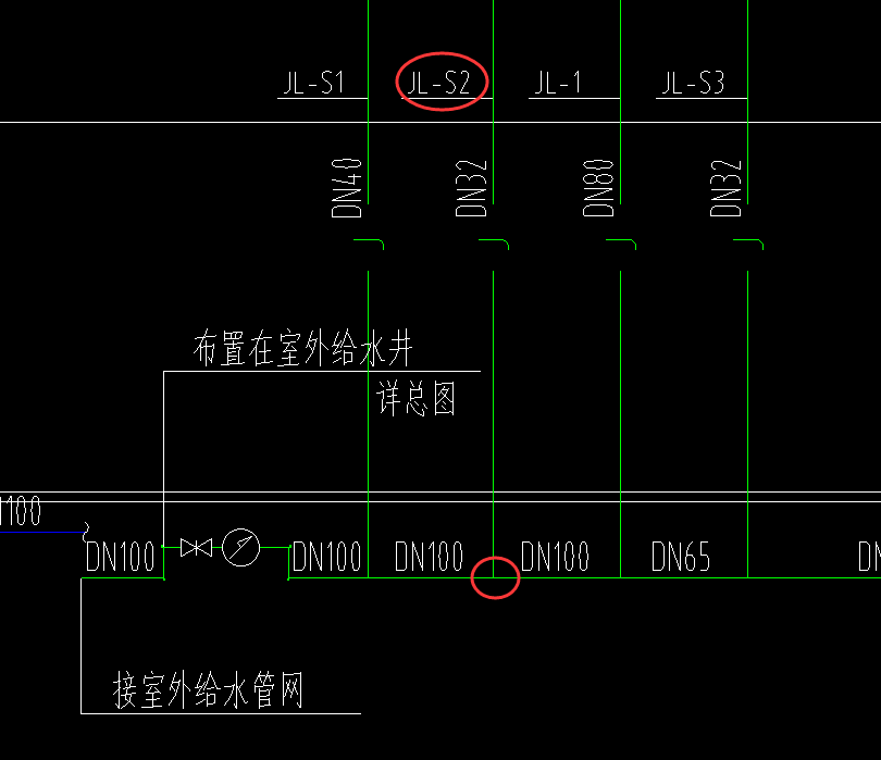 给水干管