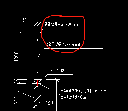 栏杆套什么清单