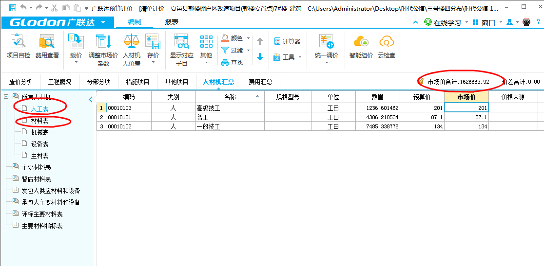 费用汇总