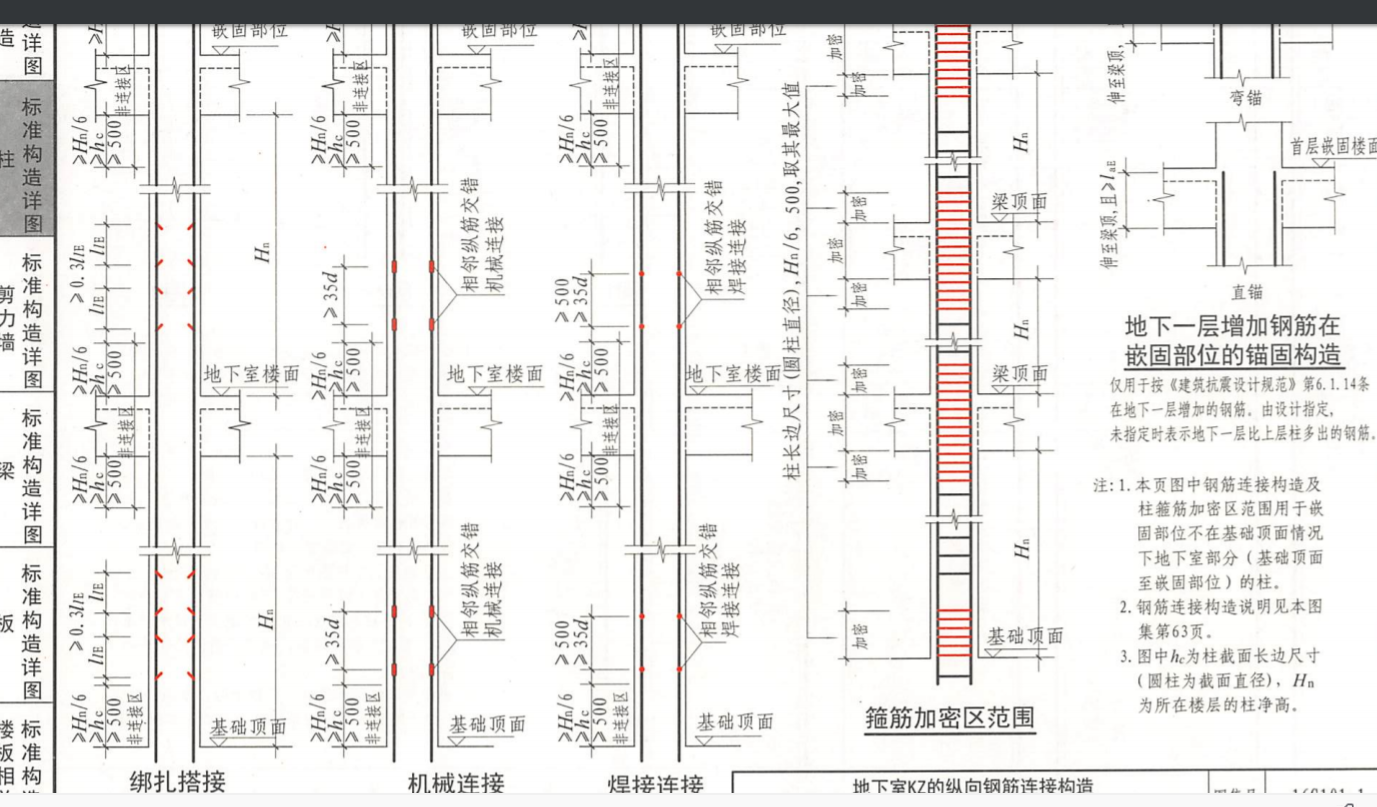 纵筋长度